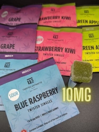 Twisted sour Singles for on the go! 10mg