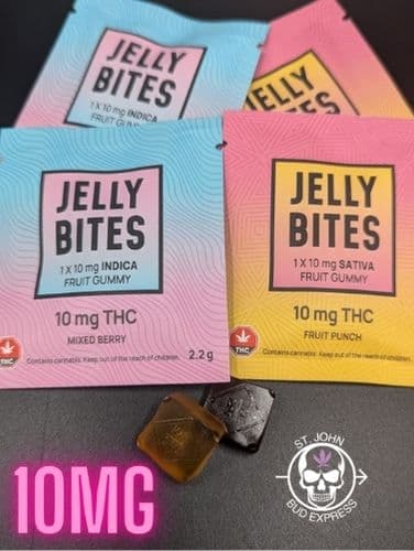 Jelly Bites 10mg Snacks To Go!