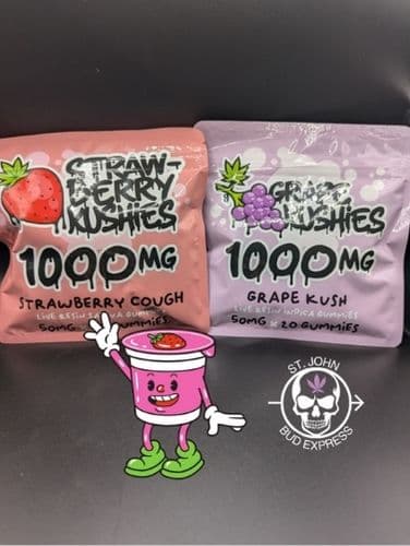 Kushies Live Resin Gummies 1000MG