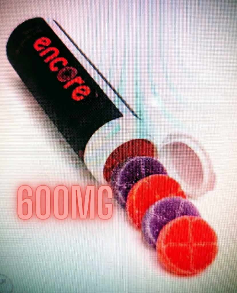 Encore 600MG Gummies (In A Tube To Go!)