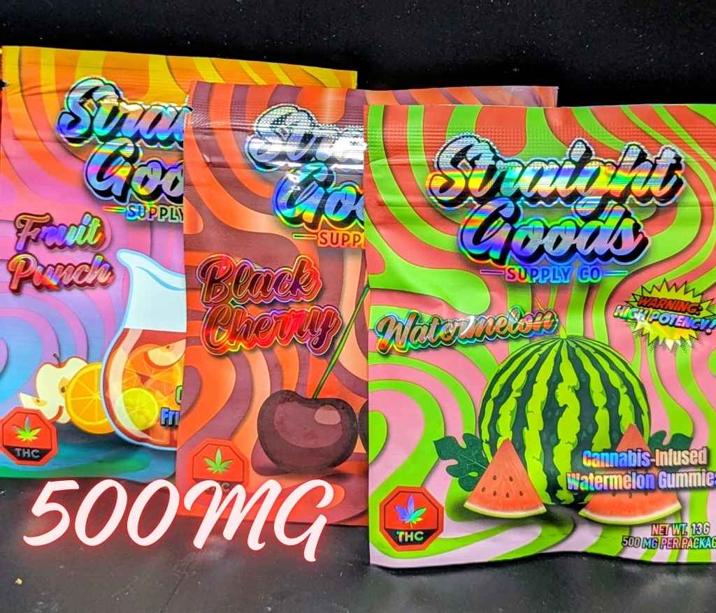 Straight Goods Edibles 500mg THC