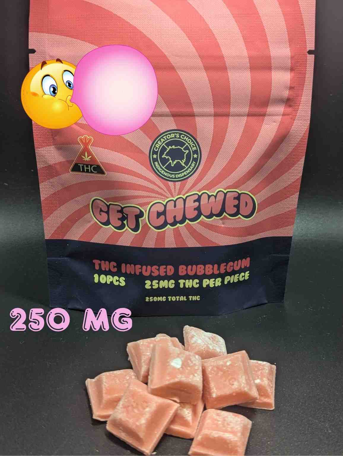 Get Chewed Bubble Gum 250mg