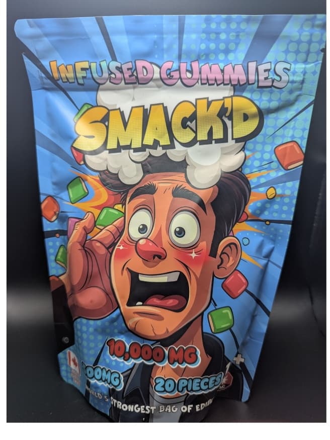 Smack’D Infused Gummies 10,000MG Or 1000MG