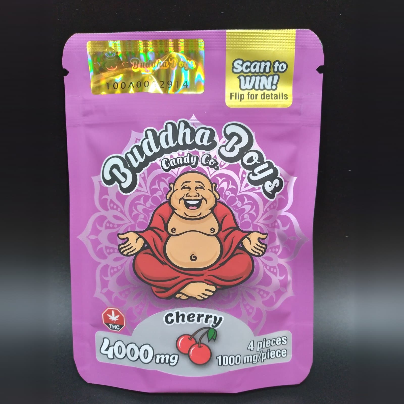 Buddha Boys 4000mg Cherry gummies
