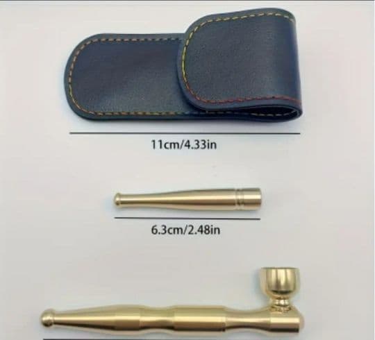 3 Piece Brass Pipe Set