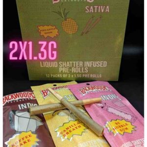 Backwoods Liquid Shatter Infused Pre Rolls
