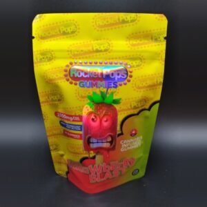 Rocket Pops Gummies 1500MG cannabis infused gummies bag