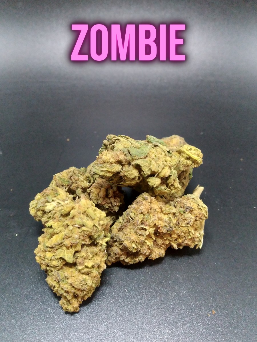 Zombie Indica cannabis flower