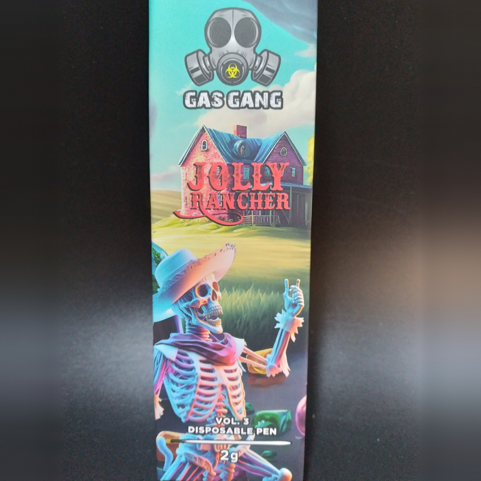 Gas Gang 2G THC vape, Jolly Rancher